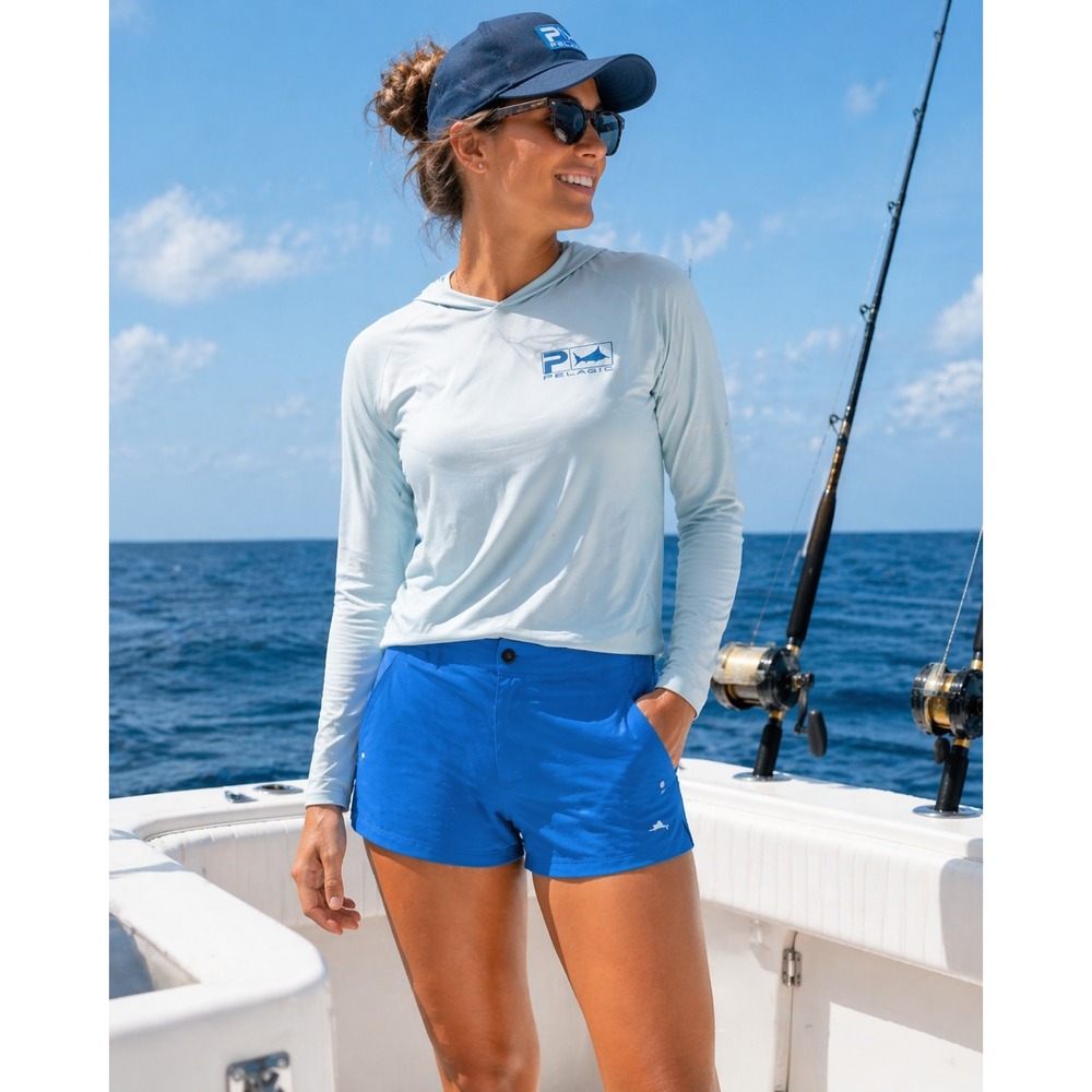 Fishing Outdoor Active Pelagic Oceanflex Hybrid Fishing Shorts Size 12 Quick Dry